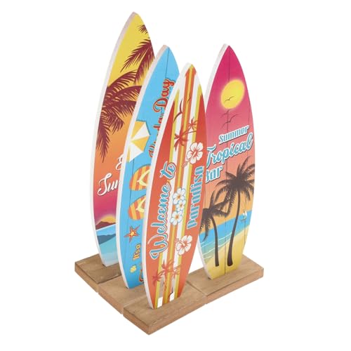 QUMIIRITY 4stücke Miniatur Surfbrett Deko Aus Holz Sommer Tischornament Für Strand Und Gartenpartys Mediterraner Stil Leicht Und Kompakt Für Wohnraumdekoration QUMIIRITY 4stücke Miniatur Surfbrett Deko Aus Holz Sommer Tischornament Für Strand Und Gartenpartys Mediterraner Stil Leicht Und Kompakt Für Wohnraumdekoration von QUMIIRITY
