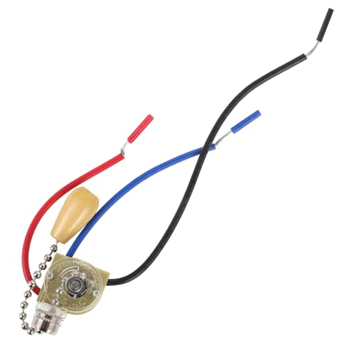 QUMIIRITY Deckenventilator Zugschalter Kit Draht Zugkette für Deckenleuchten und Wandleuchten Langlebig Chromfarbene Holzoberfläche Installieren Kreative Gestaltung QUMIIRITY Deckenventilator Zugschalter Kit Draht Zugkette für Deckenleuchten und Wandleuchten Langlebig Chromfarbene Holzoberfläche Installieren Kreative Gestaltung von QUMIIRITY