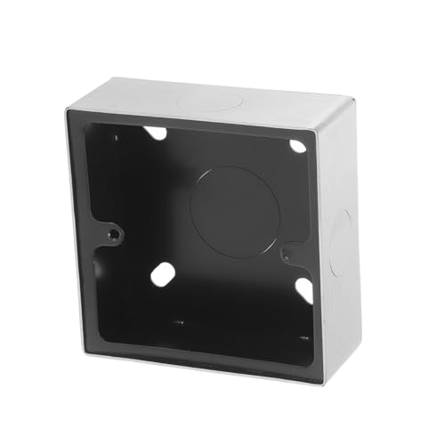 QUMIIRITY Edelstahl Modell Wandanschlussdose Oberfläche Montage Steckdose Schalter Anschlussbox Mehrfachanschluss Langlebig Rostfrei für Wohn und Büroinstallation QUMIIRITY Edelstahl Modell Wandanschlussdose Oberfläche Montage Steckdose Schalter Anschlussbox Mehrfachanschluss Langlebig Rostfrei für Wohn und Büroinstallation von QUMIIRITY