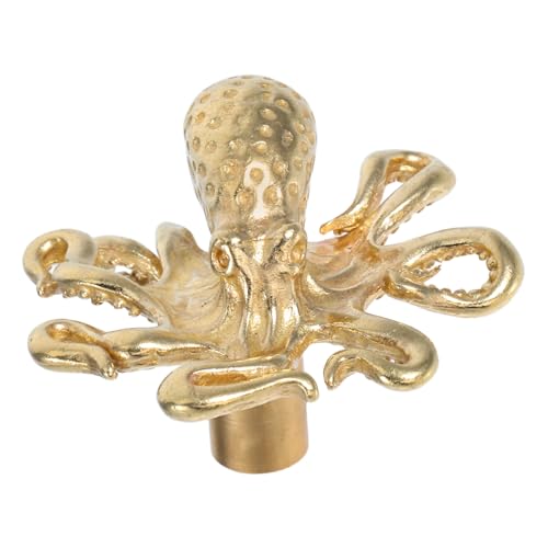 QUMIIRITY Einzigartige Krake Türgriffe aus Langlebigem Messing Nautisches Design mit Maritimem Flair Einfache Montage Vintage Meerestier Möbelgriffe für Schrank Kommode Dekorative Home QUMIIRITY Einzigartige Krake Türgriffe aus Langlebigem Messing Nautisches Design mit Maritimem Flair Einfache Montage Vintage Meerestier Möbelgriffe für Schrank Kommode Dekorative Home von QUMIIRITY