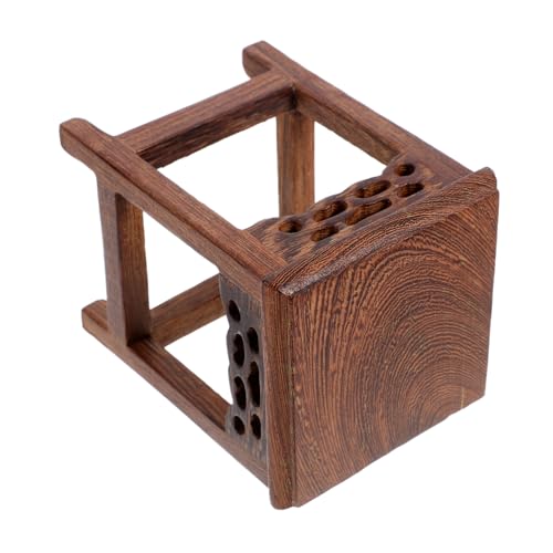 QUMIIRITY Eleganter Blumenvasenständer Aus Holz Blumentopfhalter Stabiler Pflanzenhocker Für Die Inneneinrichtung von QUMIIRITY