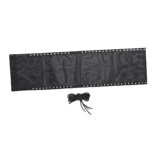 QUMIIRITY Ersatzstoff Für Klappbare Liegestühle 63x17 Zoll Atmungsaktives Gewebe Für Gartenstühle Alterungsbeständig Und Installieren Schwarz von QUMIIRITY