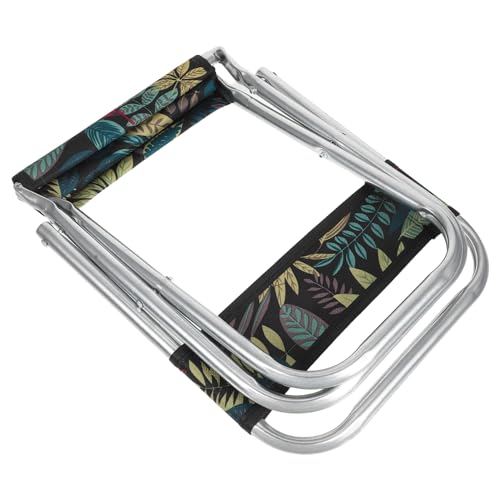 QUMIIRITY Leichter Tragbarer Klappstuhl 90 Kg Unterstützung Kompakter Grillstuhl Für Outdoor Aktivitäten Robustes Oxford Gewebe Faltbarer Campinghocker Für Grillen Angeln Und von QUMIIRITY