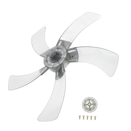 QUMIIRITY Fan Accessory 18 Zoll Kunststoff-lüfterblätter-mutternabdeckung Für - Tisch- Und Standventilatoren Grau von QUMIIRITY