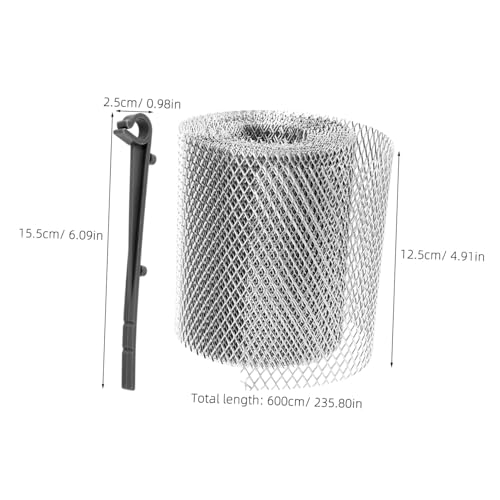 QUMIIRITY Gitterabdeckung für Dachrinnen mit Haken Metall Mesh Schutz gegen Laub und Leicht Installierbar Rostfrei für Garten und Balkonabläufe QUMIIRITY Gitterabdeckung für Dachrinnen mit Haken Metall Mesh Schutz gegen Laub und Leicht Installierbar Rostfrei für Garten und Balkonabläufe von QUMIIRITY