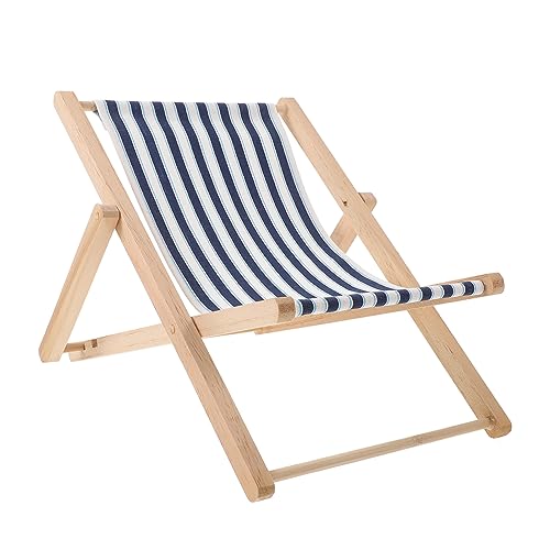 QUMIIRITY Großer Holz Strandstuhl Dekoration im Mediterranen Einzigartiges Stuhlmodell für Garten und Wohnzimmer für Kreative Wohnakzente und für Freunde von QUMIIRITY