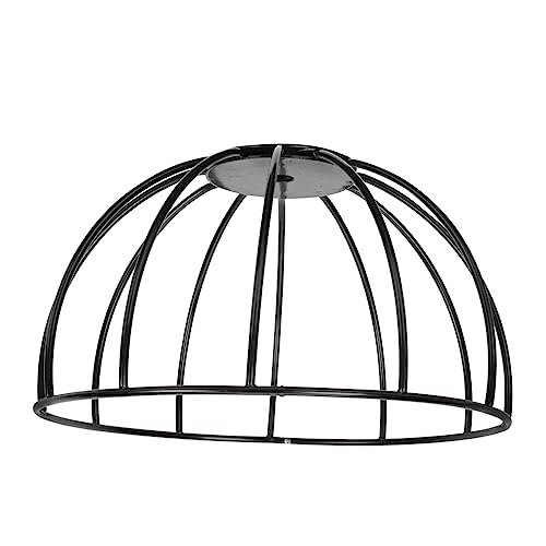 QUMIIRITY Hängelampe Schwarz Lampenschirm DIY Lichtzubehör Robuste Eisenkonstruktion für Tisch und Deckenleuchten Einfache Montage und Elegantes Design von QUMIIRITY
