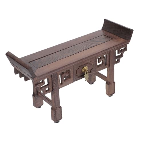 QUMIIRITY Antiker Holzdisplayständer Für Bonsai Teekannen Und Vasen Stabiler Aus Hochwertigem Holz Für Wohn Und Büroszenen Dekorative Präsentation Von Kunstwerken von QUMIIRITY