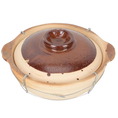 QUMIIRITY Kochtopf mit Griff Hitzebeständig Antihaftbeschichtet für Herd und Zuhause Praktischer Tontopf für Garen von Reisgerichten und Suppen QUMIIRITY Kochtopf mit Griff Hitzebeständig Antihaftbeschichtet für Herd und Zuhause Praktischer Tontopf für Garen von Reisgerichten und Suppen von QUMIIRITY