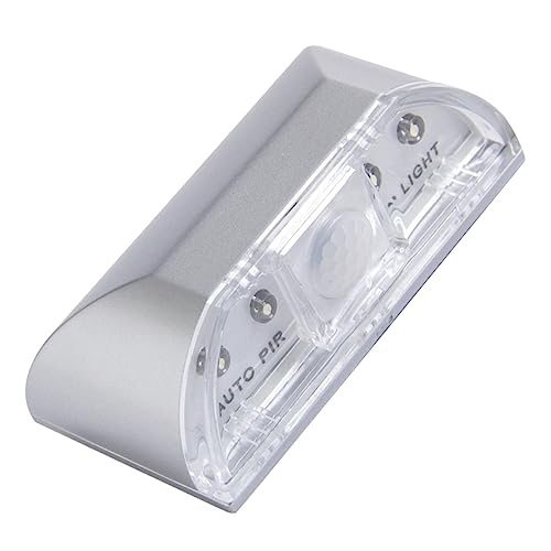 QUMIIRITY LED Schlüssellicht mit Bewegungssensor Infrarot Ir Lampe für Türschloss Sensor für Küche Treppe und Silber von QUMIIRITY