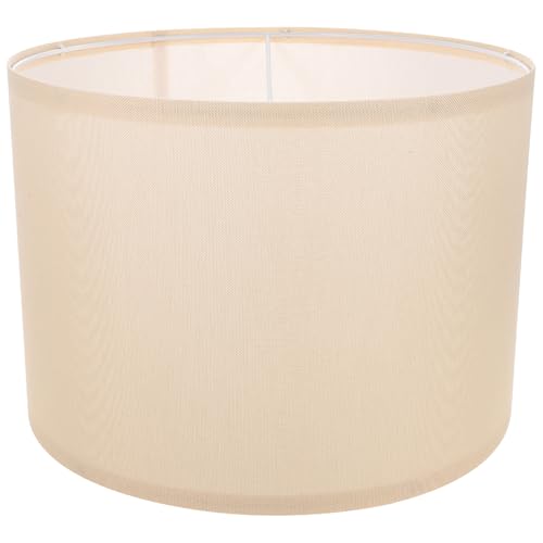 QUMIIRITY Lampenschirm Vintage Stil aus Leinen Konischer Ersatz lampenschirm für Tischlampe Stehleuchte und Wandlampe Passend für Schlafzimmer und Wohnzimmer Beleuchtung von QUMIIRITY