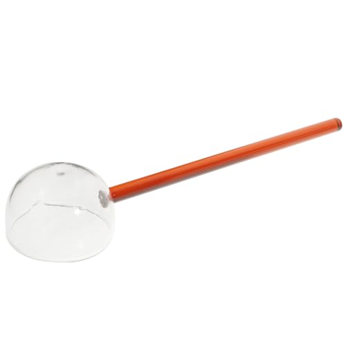 QUMIIRITY Langer Hitzebeständiger Glaslöffel mit Elegantem Design Vielseitig Einsetzbar als Kaffeelöffel Dessertlöffel und Milchrührer Ergänzung für Küche Restaurant und Zuhause von QUMIIRITY