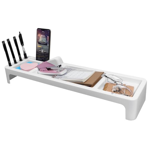 QUMIIRITY Multifunktionales Keyboard Regal Weiß Unterstützendes Regal für Computer und Home Office mit Vielen Fächern für Notizen Stifte und Mehr aus Langlebigem Material für Einen QUMIIRITY Multifunktionales Keyboard Regal Weiß Unterstützendes Regal für Computer und Home Office mit Vielen Fächern für Notizen Stifte und Mehr aus Langlebigem Material für Einen von QUMIIRITY