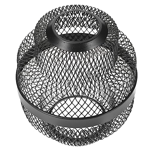 QUMIIRITY Pendelleuchten Lampenschirm Eisen Kreativer Hängelampenbezug mit Geometrischem Design für Wohnzimmer Restaurant und Garten Durchmesser Höhe Schwarz von QUMIIRITY