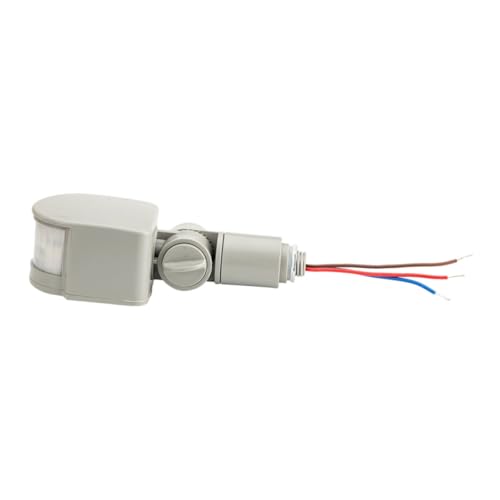 QUMIIRITY Pir Bewegungsmelder Schalter LED Sicherheitslicht Infrarot Sensor mit Automatischer Tag Erkennung Energiesparend für Innen und Außenbereiche von QUMIIRITY