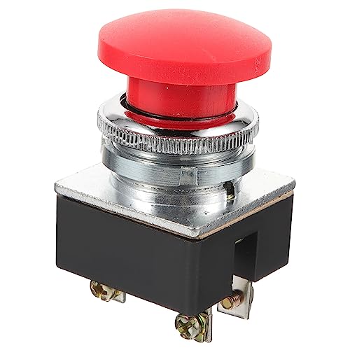 QUMIIRITY Push Button Switch Rot Momentary Auto Reset für Einfache Installation Langlebig für Mechanische Geräte und Anwendungen ohne Licht QUMIIRITY Push Button Switch Rot Momentary Auto Reset für Einfache Installation Langlebig für Mechanische Geräte und Anwendungen ohne Licht von QUMIIRITY
