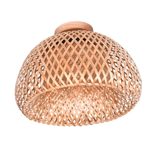 QUMIIRITY Retro Lampenschirm Handgewebter Lampenschirm für LED Deckenleuchten Rustikales Design für Wohnzimmer Schlafzimmer und Balkon ohne QUMIIRITY Retro Lampenschirm Handgewebter Lampenschirm für LED Deckenleuchten Rustikales Design für Wohnzimmer Schlafzimmer und Balkon ohne von QUMIIRITY