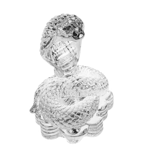 QUMIIRITY Schlangenstatue Aus Kristall Zarte Schlange Figurine Sammlerstücke Tiere Kunst Kristall Schlangen Dekoration Für Schreibtisch Schlafzimmer Büro QUMIIRITY Schlangenstatue Aus Kristall Zarte Schlange Figurine Sammlerstücke Tiere Kunst Kristall Schlangen Dekoration Für Schreibtisch Schlafzimmer Büro von QUMIIRITY