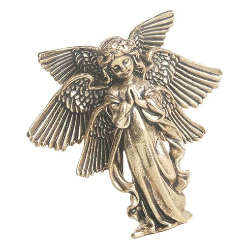 QUMIIRITY Vintage Messing Engel Statue Kreative Figurine Für Schreibtisch Dekoration Stabil Einzigartig Für Zuhause Oder Büro Hochwertige Handwerkskunst QUMIIRITY Vintage Messing Engel Statue Kreative Figurine Für Schreibtisch Dekoration Stabil Einzigartig Für Zuhause Oder Büro Hochwertige Handwerkskunst von QUMIIRITY