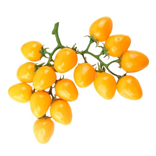 QUMIIRITY Simulierte Cherry Tomaten Künstliche Früchte Für Dekoration Lifelike Fake Tomaten Für Festlichkeiten Und Partys Teiliges von QUMIIRITY