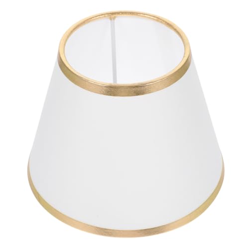QUMIIRITY Stoff Lampenschirm mit Goldener Kante Dekorativer Lampenschirm für Pendelleuchte Stehlampe Tischlampe und Wandlampe Modernes Design Einfach zu Montieren Langlebig und Stilvoll von QUMIIRITY