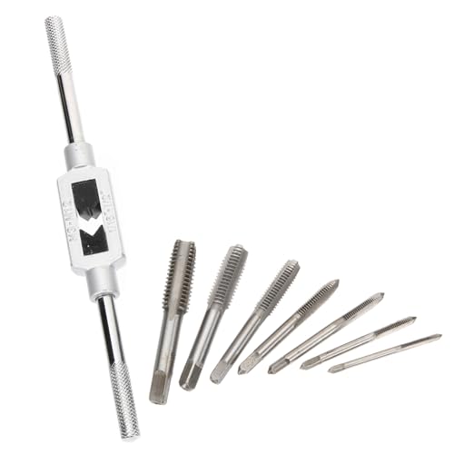 QUMIIRITY Teiliges Gewindeschneider Set mit Verstellbarem Ratschen Windeisen Hochleistungs Legierungsstahl Effizientes Handgewindeschneiden Langlebiges Werkzeug für Präzise QUMIIRITY Teiliges Gewindeschneider Set mit Verstellbarem Ratschen Windeisen Hochleistungs Legierungsstahl Effizientes Handgewindeschneiden Langlebiges Werkzeug für Präzise von QUMIIRITY