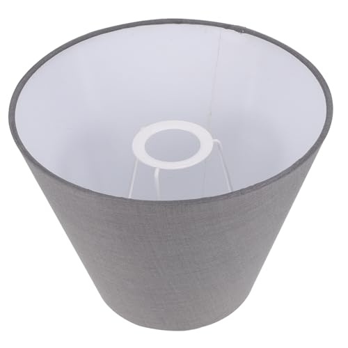 QUMIIRITY Tischlampe Lampenschirm aus Stoff Tiefgrau Stilvolle Lampenabdeckung für Wand Steh und Deckenleuchten Langlebig und Elegant Geeignet für Fassung von QUMIIRITY