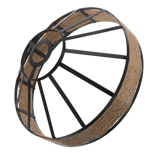 QUMIIRITY Vintage Boho Pendelleuchte aus Juteseil und mit Käfig Design Rustikaler Lampenschirm für Wohnzimmer Küche und Restaurant Fassung Durchmesser Höhe QUMIIRITY Vintage Boho Pendelleuchte aus Juteseil und mit Käfig Design Rustikaler Lampenschirm für Wohnzimmer Küche und Restaurant Fassung Durchmesser Höhe von QUMIIRITY
