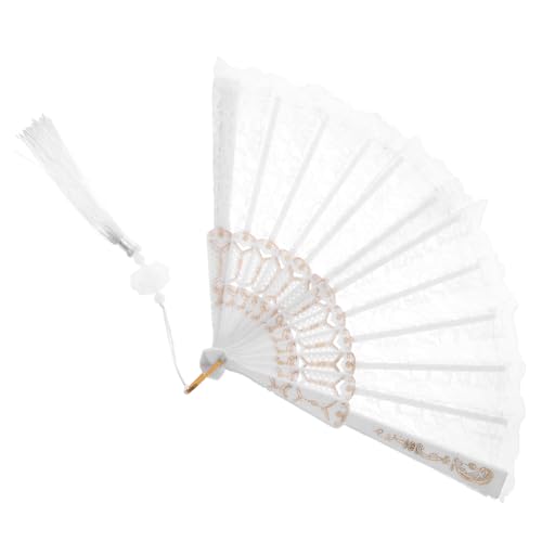 QUMIIRITY Vintage Spitzen-faltfächer Damen Handfächer Leicht Tragbar mit Orientalischem Design für Hochzeit Party Tanz Dekoration QUMIIRITY Vintage Spitzen-faltfächer Damen Handfächer Leicht Tragbar mit Orientalischem Design für Hochzeit Party Tanz Dekoration von QUMIIRITY
