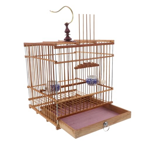 QUMIIRITY Vintage Vogelkäfig Rechteckig mit Karbonisierung Stabiles Design Abnehmbarer Türverschluss Geeignet für Wellensittiche und Goldzeisige für Balkon Garten und Büro QUMIIRITY Vintage Vogelkäfig Rechteckig mit Karbonisierung Stabiles Design Abnehmbarer Türverschluss Geeignet für Wellensittiche und Goldzeisige für Balkon Garten und Büro von QUMIIRITY