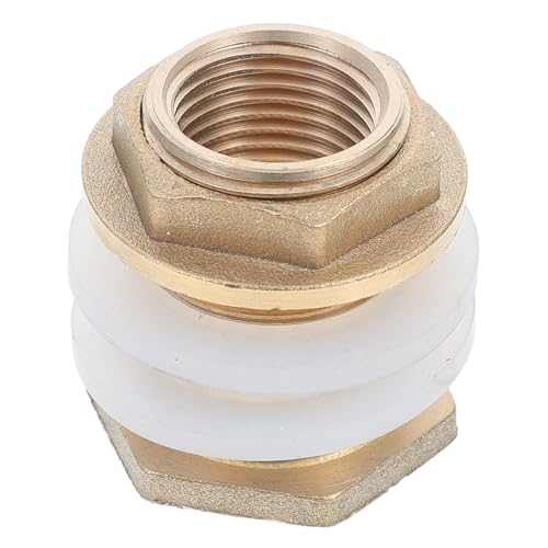 QUMIIRITY Wasseranschluss für Gartenschlauch Messing Wassertank Verbinder mit Dichtung für Pools Aquarien und Wasserfassanschlüsse Langlebig und Zuverlässig QUMIIRITY Wasseranschluss für Gartenschlauch Messing Wassertank Verbinder mit Dichtung für Pools Aquarien und Wasserfassanschlüsse Langlebig und Zuverlässig von QUMIIRITY