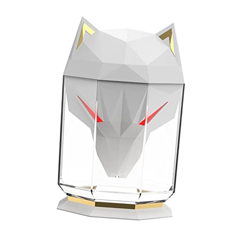 QUMIIRITY Wolf Shape Luftbefeuchter Cooler Nebel Luftbefeuchter mit Nachtlicht für Schlafzimmer Büro und Auto zur Befeuchtung und Hautpflege QUMIIRITY Wolf Shape Luftbefeuchter Cooler Nebel Luftbefeuchter mit Nachtlicht für Schlafzimmer Büro und Auto zur Befeuchtung und Hautpflege von QUMIIRITY