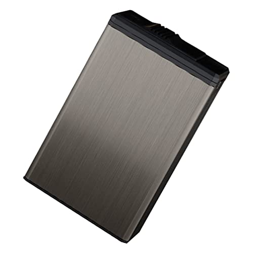 QUMIIRITY Zigarettenetui aus Metall Zigaretten Fassungsvermögen Tragbare Wasserdichte Aufbewahrungsbox mit Gleitendem Deckel für Outdoor Aktivitäten Ergonomisches Design Schwarz Gebürstet QUMIIRITY Zigarettenetui aus Metall Zigaretten Fassungsvermögen Tragbare Wasserdichte Aufbewahrungsbox mit Gleitendem Deckel für Outdoor Aktivitäten Ergonomisches Design Schwarz Gebürstet von QUMIIRITY