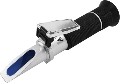 QUMOX 0-28% Salzgehalt Refraktometer mit ATC, Optisches Salzmessgerät für Natriumchlorid (NaCl) - Meerwasser, Sole, Gurke, Lebensmittelverarbeitung - Keine Batterie erforderlich, ±0,2% Genauigkeit von QUMOX