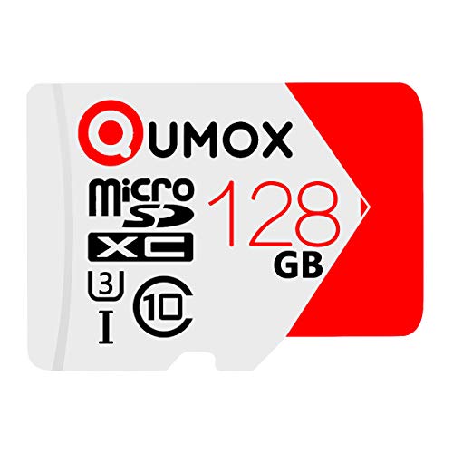 QUMOX 128 GB microSDXC UHS-I U3 Class 10 Speicherkarte von QUMOX