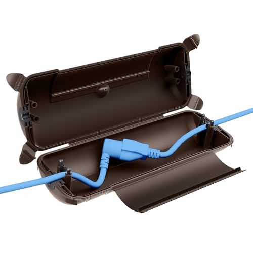 QUOBAS Wasserdichte Elektrobox für den Außenbereich, strapazierfähig, wetterfest, Verlängerungskabelabdeckung, große Größe, versiegelter Schutz für Elektrowerkzeuge, Stecker, Steckdosen QUOBAS Wasserdichte Elektrobox für den Außenbereich, strapazierfähig, wetterfest, Verlängerungskabelabdeckung, große Größe, versiegelter Schutz für Elektrowerkzeuge, Stecker, Steckdosen von QUOBAS