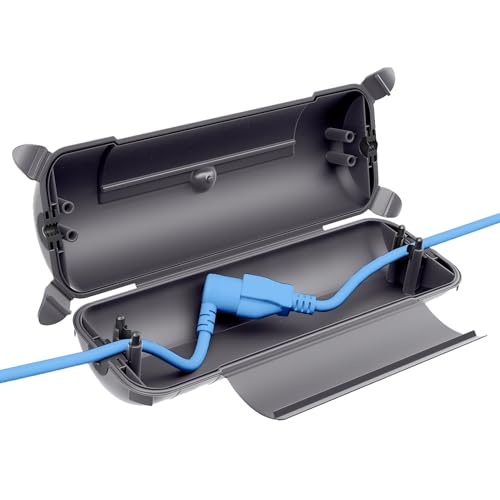 QUOBAS Wasserdichte Elektrobox für den Außenbereich, strapazierfähig, wetterfest, Verlängerungskabelabdeckung, große Größe, versiegelter Schutz für Elektrowerkzeuge, Stecker, Steckdosen QUOBAS Wasserdichte Elektrobox für den Außenbereich, strapazierfähig, wetterfest, Verlängerungskabelabdeckung, große Größe, versiegelter Schutz für Elektrowerkzeuge, Stecker, Steckdosen von QUOBAS