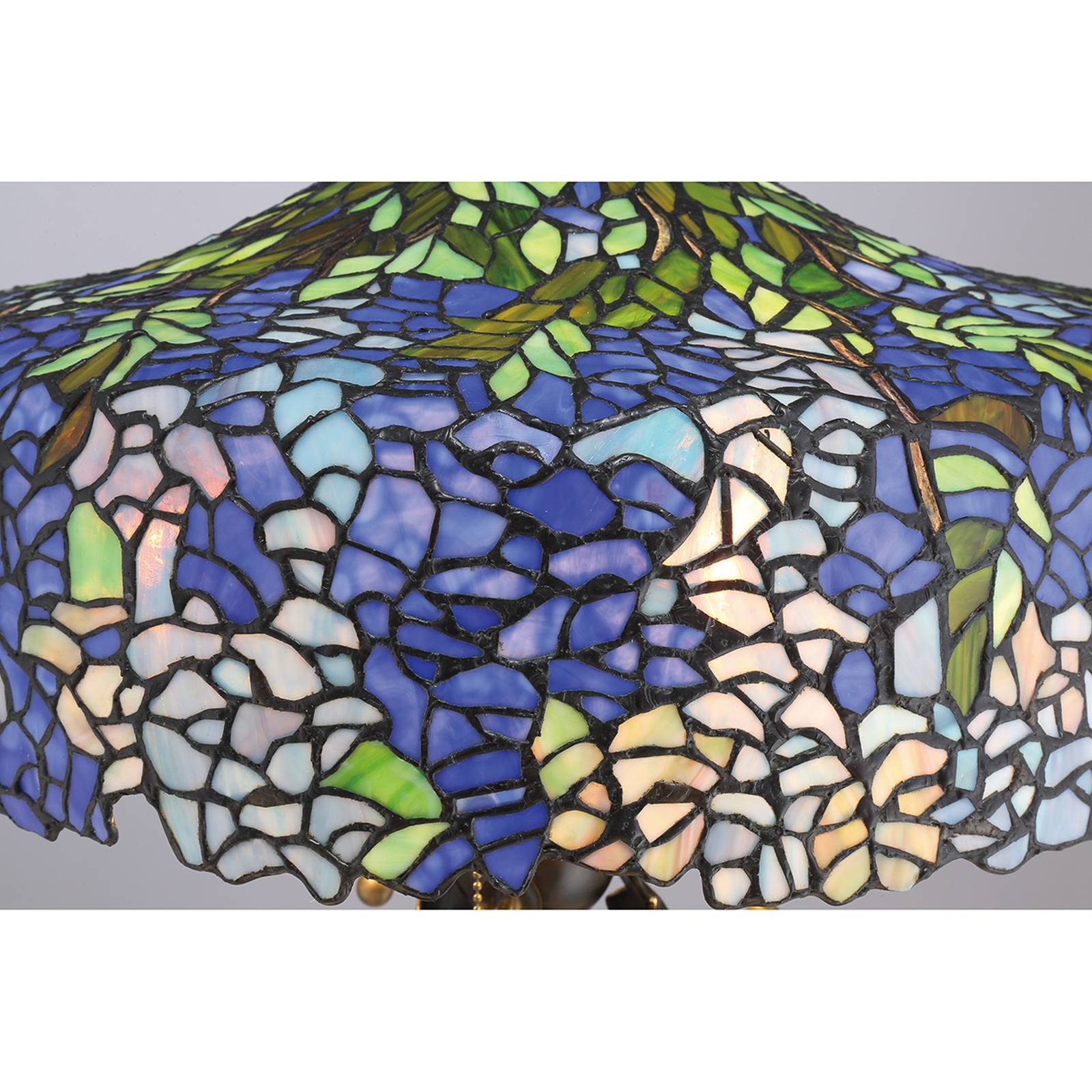 Tischlampe Cobalt im Tiffany-Design von QUOIZEL
