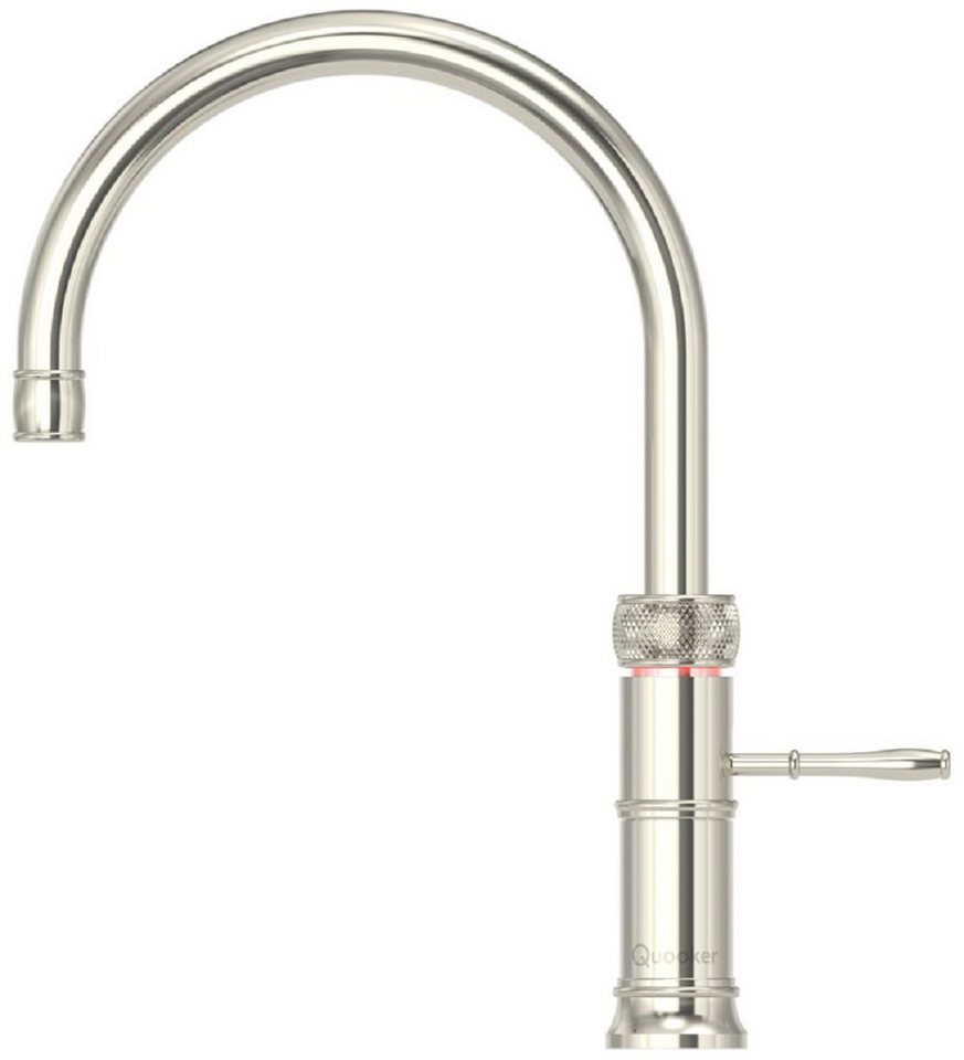 QUOOKER Küchenarmatur Classic Fusion Round mit COMBI+ Reservoir Nickel CFNRNIC COMBI+ *inkl. 7 JAHRE GARANTIE* von QUOOKER