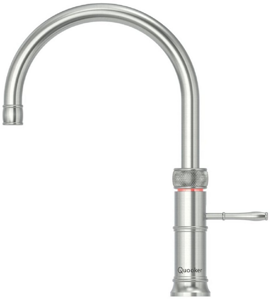 QUOOKER Küchenarmatur Classic Fusion Round mit COMBI+ Reservoir Voll-Edelstahl *inkl. 7 JAHRE GARANTIE* von QUOOKER