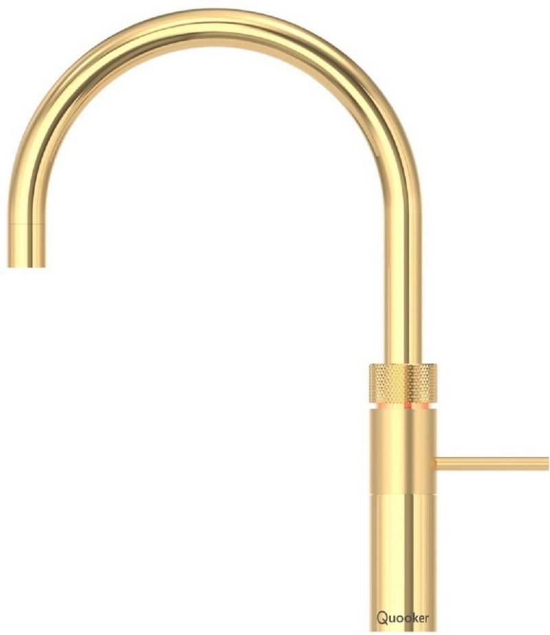 QUOOKER Küchenarmatur Fusion Round mit COMBI Reservoir Gold FNRGLD COMBI *inkl. 7 JAHRE GARANTIE* von QUOOKER