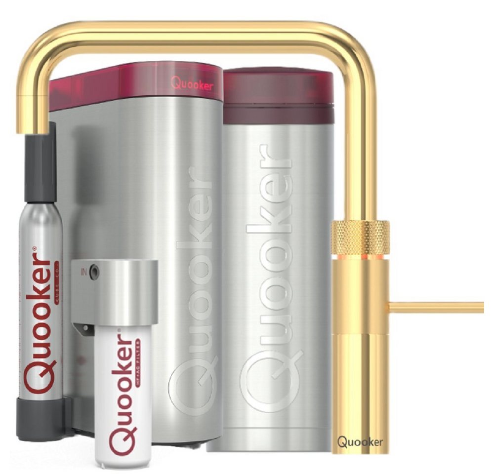 QUOOKER Küchenarmatur Fusion Square Set, PRO3 Reservoir & CUBE Gold FNSGLD PRO3 CUBE2 *inkl. 7 JAHRE GARANTIE* QUOOKER Küchenarmatur Fusion Square Set, PRO3 Reservoir & CUBE Gold FNSGLD PRO3 CUBE2 *inkl. 7 JAHRE GARANTIE* von QUOOKER