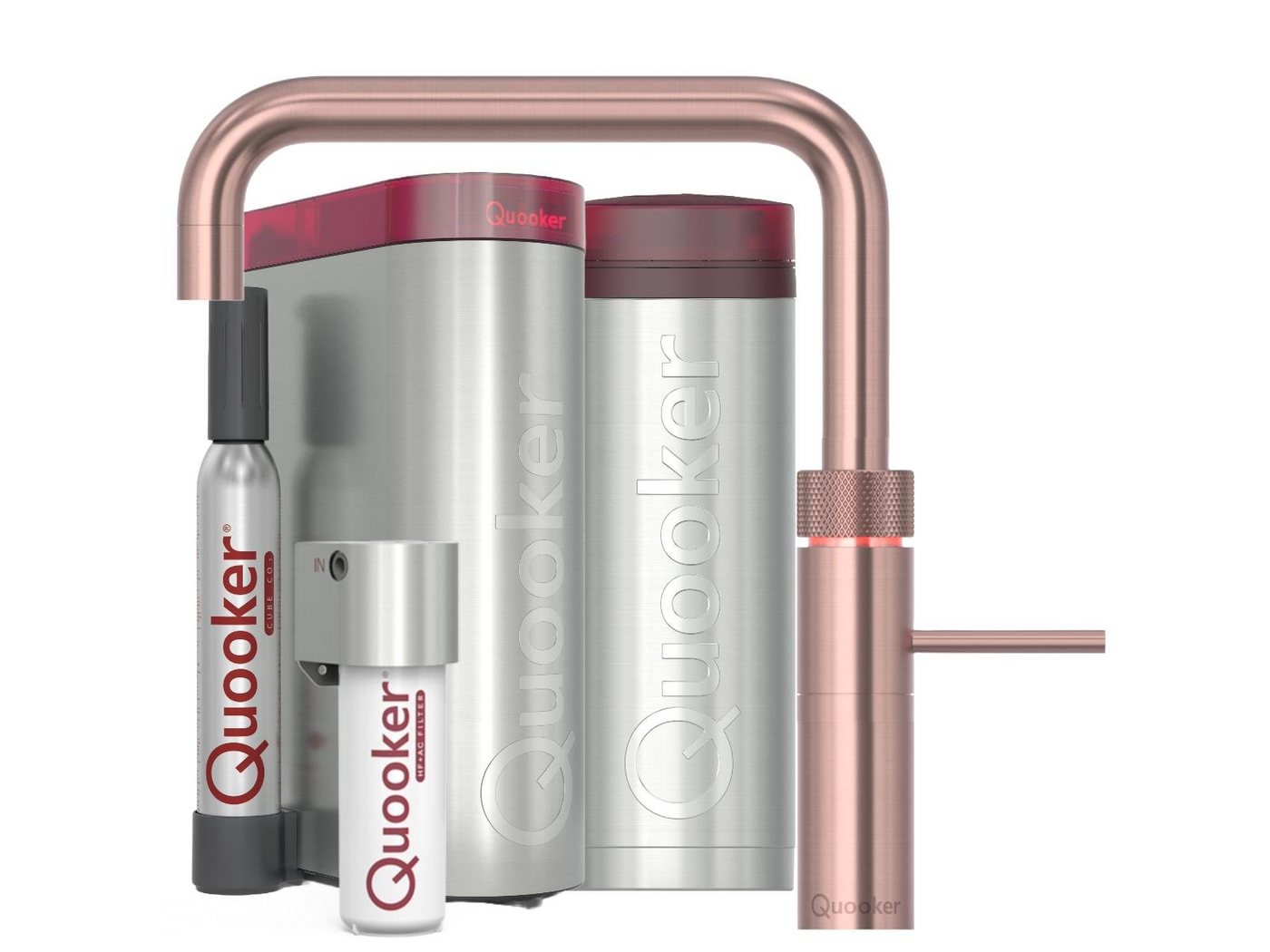 QUOOKER Küchenarmatur Fusion Square Set mit PRO3, CUBE Kupfer Rosé FNSRCO PRO3 CUBE2 *inkl. 7 JAHRE GARANTIE* QUOOKER Küchenarmatur Fusion Square Set mit PRO3, CUBE Kupfer Rosé FNSRCO PRO3 CUBE2 *inkl. 7 JAHRE GARANTIE* von QUOOKER