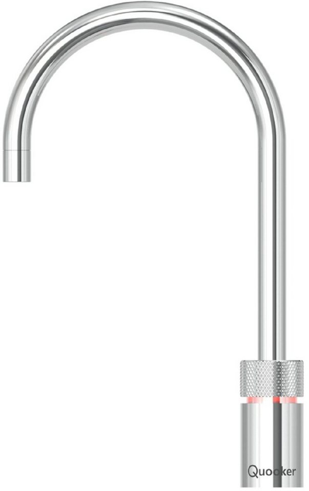 QUOOKER Küchenarmatur Nordic Round single tap mit PRO3 Reservoir verchromt glänzend *inkl. 7 JAHRE GARANTIE* von QUOOKER