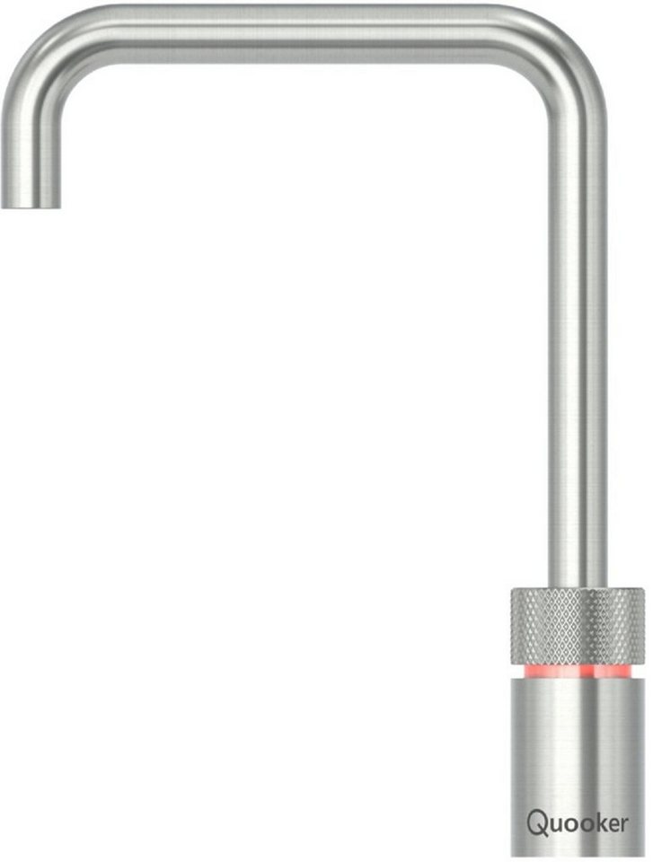 QUOOKER Küchenarmatur Nordic Square single tap mit COMBI Reservoir Voll-Edelstahl 22NSRVS *inkl. 7 JAHRE GARANTIE* von QUOOKER