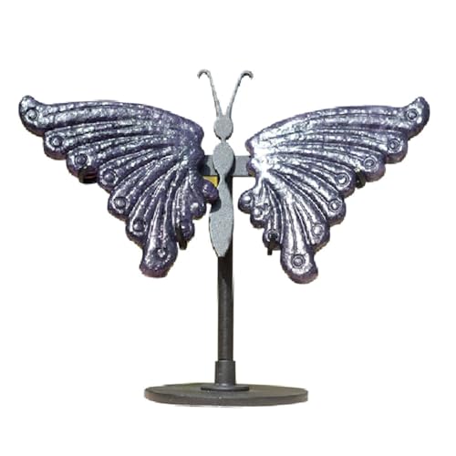 QUR Eleganter natürlicher Kristall-Schmetterlings-Flügel, Ornament, Hochzeitsgeschenk, Souvenir, Wiedergeburt, verwandelt symbolischen Heilstein, A, 6 x 11,5 cm von QUR