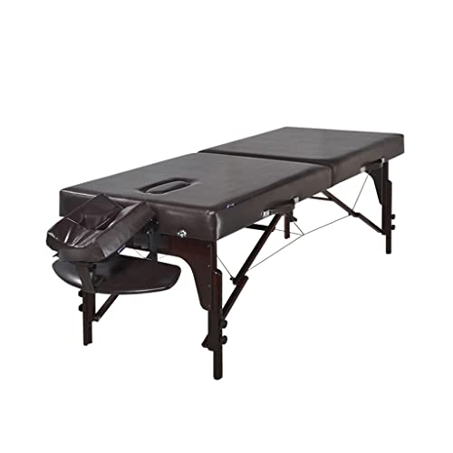 QUSYZD Klappbares Salonbett, Massagetisch mit Doppelknopf zur Höhenverstellung, 7 cm langsamer Rückprallschwamm, für Spa-Salon-Klinik-Lash-Shop, von QUSYZD