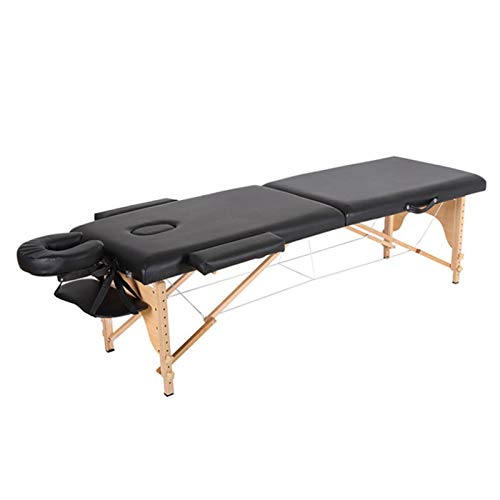 QUSYZD Tragbarer Massagetisch, Massagebett, Massagetisch, Memory Foam-Massagetisch – einfache Einrichtung – zusammenklappbar und tragbar mit Tragetasche, von QUSYZD