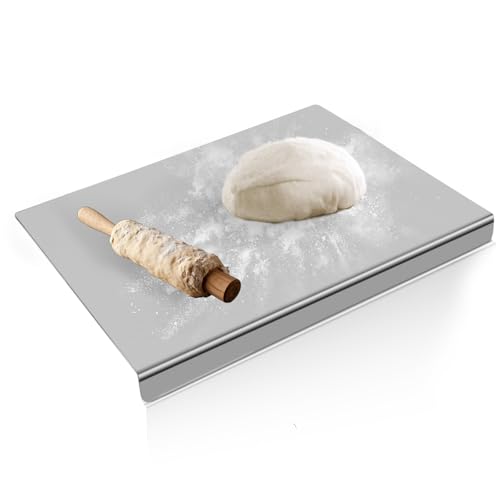 QUTHZZHY 30 x 40 cm Edelstahl Arbeitsplatte Schneidebrett Küche Schneidbrettchen Schweres Schneidebrett Rutschfest und Solide zum Kneten von Pizzateig für Fleisch und Gemüse Geeignet QUTHZZHY 30 x 40 cm Edelstahl Arbeitsplatte Schneidebrett Küche Schneidbrettchen Schweres Schneidebrett Rutschfest und Solide zum Kneten von Pizzateig für Fleisch und Gemüse Geeignet von QUTHZZHY