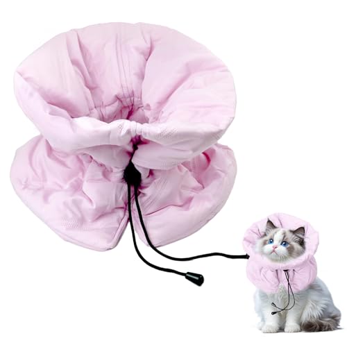 QUTHZZHY Verstellbare Katzen Halsband, Halskrause Katze Schutz, Elisabethanisches Halsband, Halsband nach Operationen, Weiches Katzen Halskrause, für Haustiere Katzen Hunde Welpen Kätzchen (Rosa, M) QUTHZZHY Verstellbare Katzen Halsband, Halskrause Katze Schutz, Elisabethanisches Halsband, Halsband nach Operationen, Weiches Katzen Halskrause, für Haustiere Katzen Hunde Welpen Kätzchen (Rosa, M) von QUTHZZHY